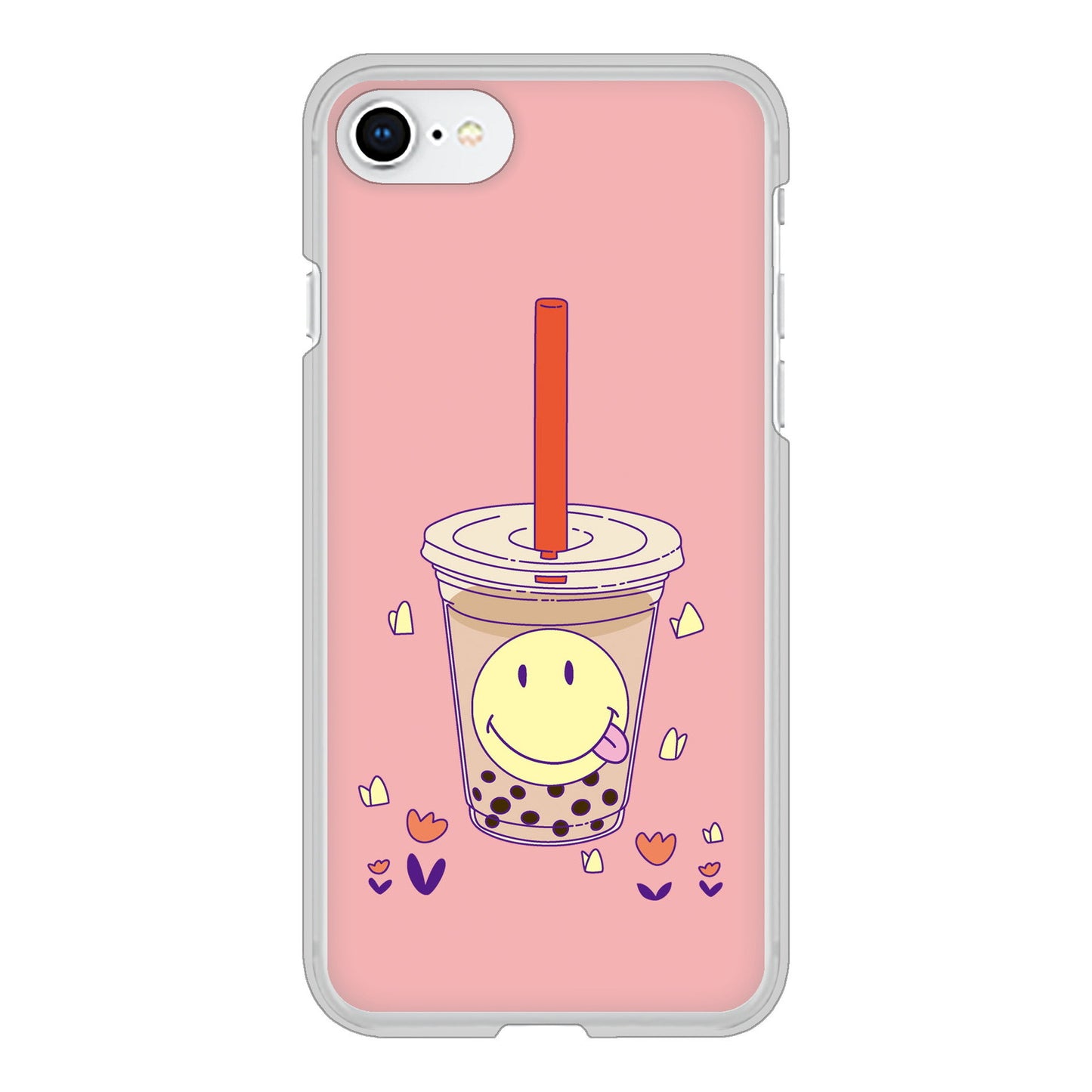 iPhone SE (第2世代) スイーツイラスト ハードケース 背面印刷