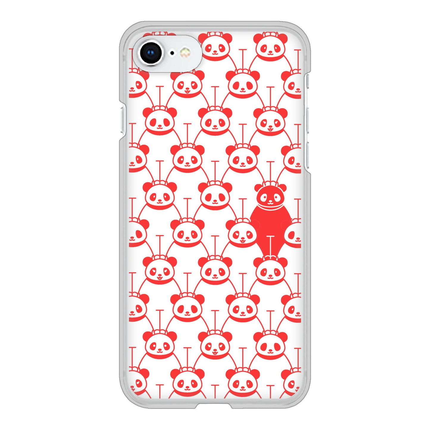 iPhone SE (第2世代) パターンアニマル ハードケース 背面印刷