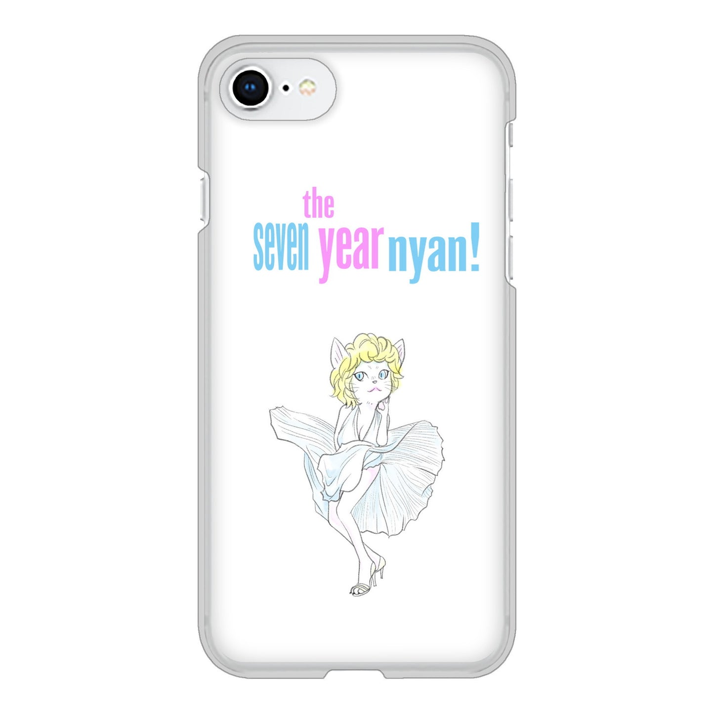 iPhone SE (第2世代) おしゃれにゃん ハードケース 背面印刷