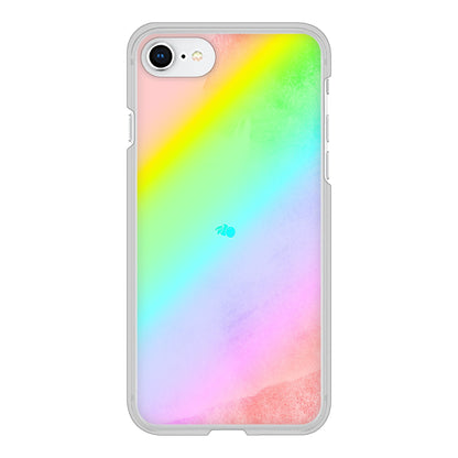 iPhone SE (第2世代) パステルアート ハードケース 背面印刷