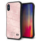 iPhone X スマホケース 「SEA Grip」 グリップケース Sライン 【1340 かくれハート ローズピンク】 UV印刷
