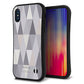iPhone X スマホケース 「SEA Grip」 グリップケース Sライン 【MG801 くすみブルー】 UV印刷