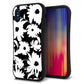 iPhone X スマホケース 「SEA Grip」 グリップケース Sライン 【SC915 花柄モノトーン 04】 UV印刷