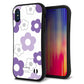 iPhone X スマホケース 「SEA Grip」 グリップケース Sライン 【SC925 デイジー パープル】 UV印刷