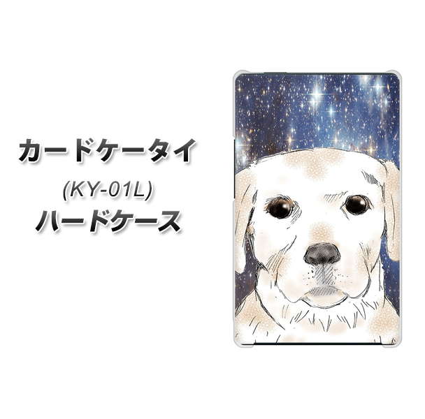 カードケータイ KY-01L docomo YD820 ラブラドールレトリバー01 ハードケース 背面印刷