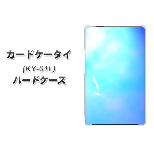カードケータイ KY-01L docomo YJ291 デザイン 光 ハードケース 背面印刷