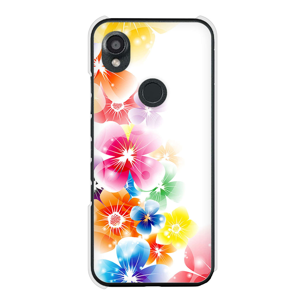 DIGNO SX3 KYG02 au 1209 光と花 ハードケース 背面印刷