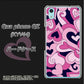Qua phone QZ KYV44 au 223 ハートの調べ ハードケース 背面印刷