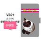 V30+ L-01K docomo YE946 ヒマラヤン03 通常型 プリント手帳型ケース