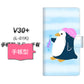 V30+ L-01K docomo YF823 ぺんぎん 通常型 プリント手帳型ケース