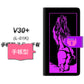 V30+ L-01K docomo YF947 カラーレディ08 通常型 プリント手帳型ケース