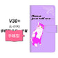V30+ L-01K docomo YF986 ミャウ07 通常型 プリント手帳型ケース