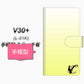 V30+ L-01K docomo YI844 イニシャル ネコ C 通常型 プリント手帳型ケース