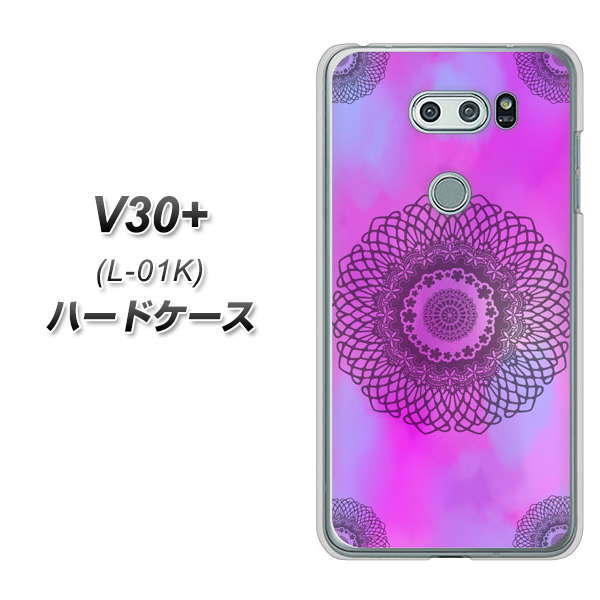 V30+ L-01K docomo YJ344 レース ハードケース 背面印刷