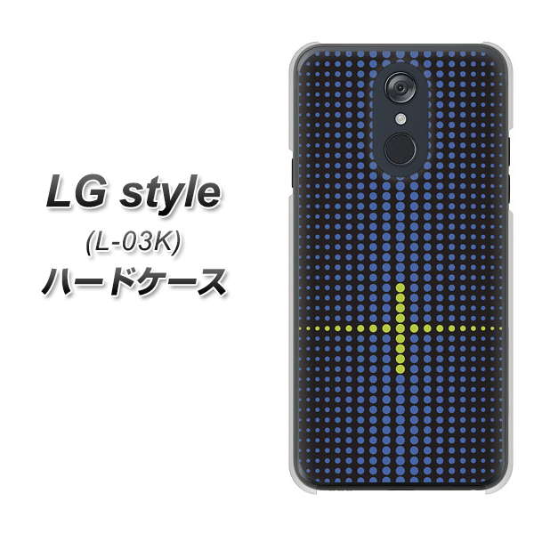 LG style L-03K docomo IB907 グラデーションドット ハードケース 背面印刷