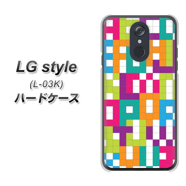 LG style L-03K docomo IB916 ブロックアルファベット ハードケース 背面印刷