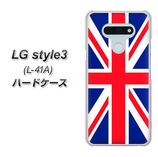 LG style3 L-41A docomo 200 イギリス (ユニオン・ジャック） ハードケース 背面印刷
