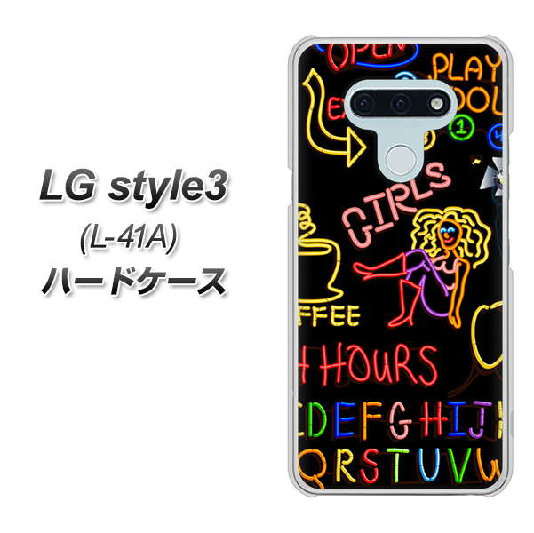LG style3 L-41A docomo 284 カジノ ハードケース 背面印刷