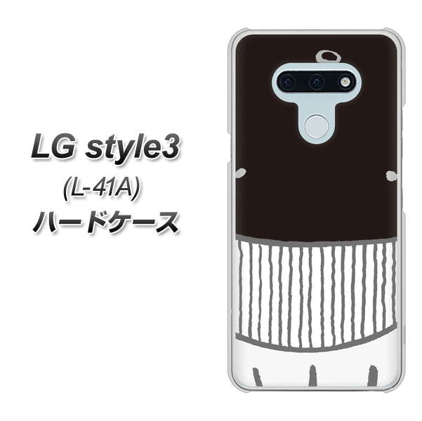 LG style3 L-41A docomo 355 くじら ハードケース 背面印刷