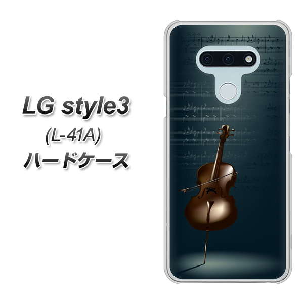 LG style3 L-41A docomo 441 楽譜 ハードケース 背面印刷