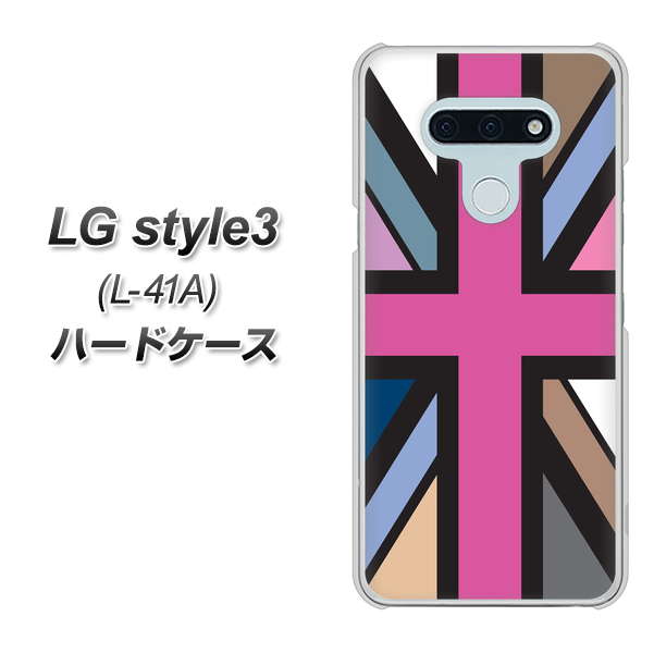 LG style3 L-41A docomo 507 ユニオンジャック デスカラー ハードケース 背面印刷