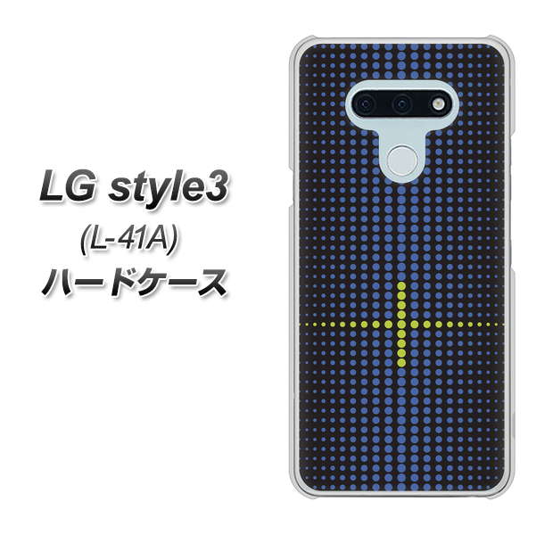 LG style3 L-41A docomo IB907 グラデーションドット ハードケース 背面印刷