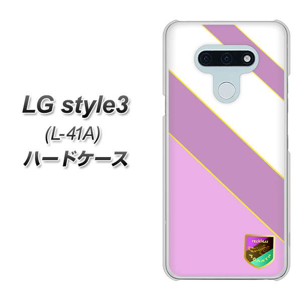 LG style3 L-41A docomo YC939 アバルト10 ハードケース 背面印刷