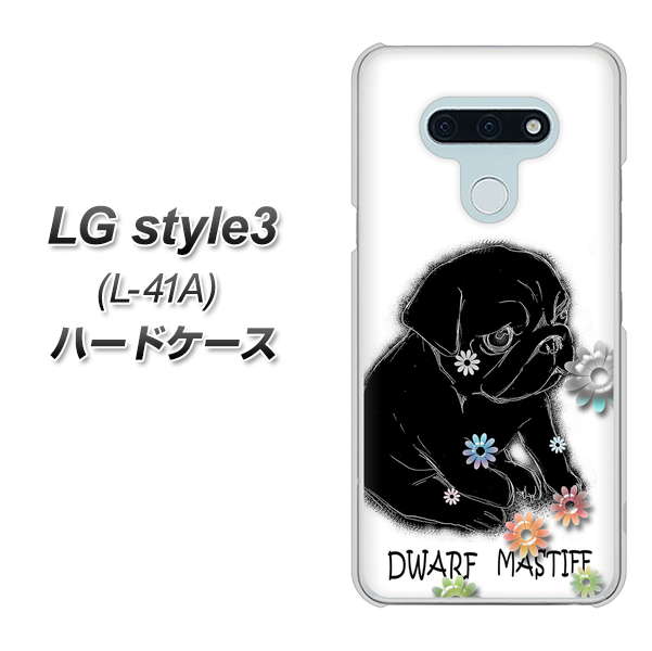 LG style3 L-41A docomo YD859 パグ05 ハードケース 背面印刷