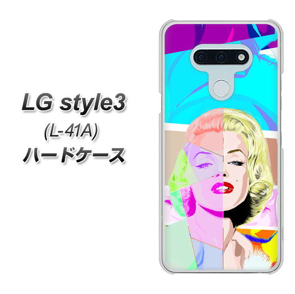 LG style3 L-41A docomo YJ210 マリリンモンローデザイン（C） ハードケース 背面印刷