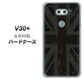isai V30+ LGV35 au 505 ユニオンジャック ダーク ハードケース 背面印刷