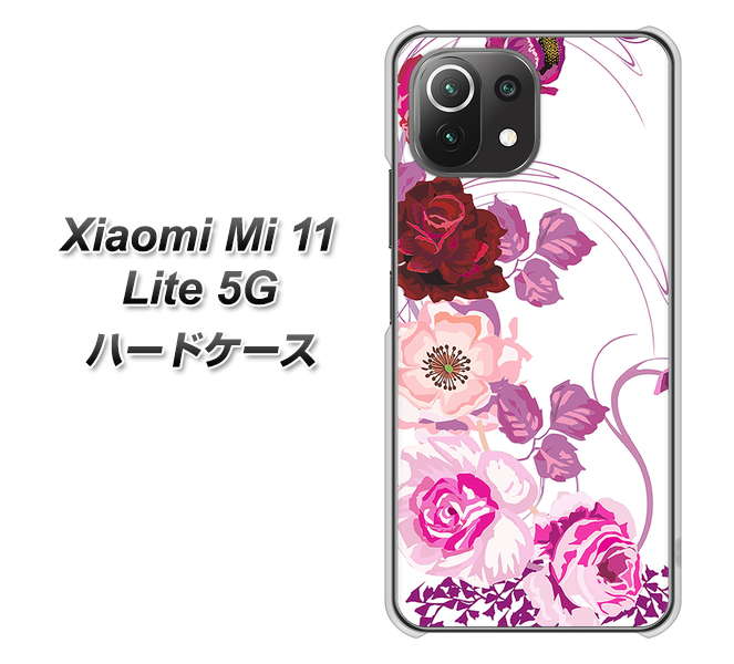 Mi 11 Lite 5G 116 ６月のバラ ハードケース 背面印刷