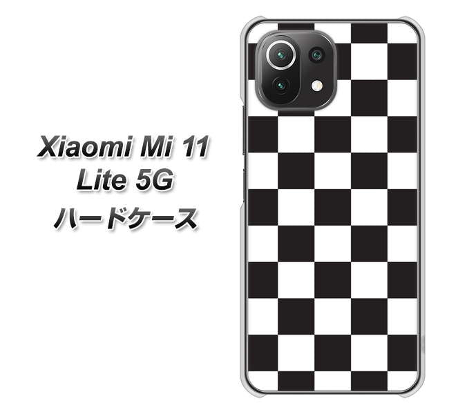 Mi 11 Lite 5G 151 フラッグチェック ハードケース 背面印刷