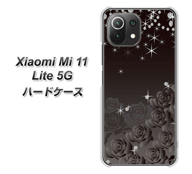 Mi 11 Lite 5G 327 薔薇とダイヤモンド ハードケース 背面印刷