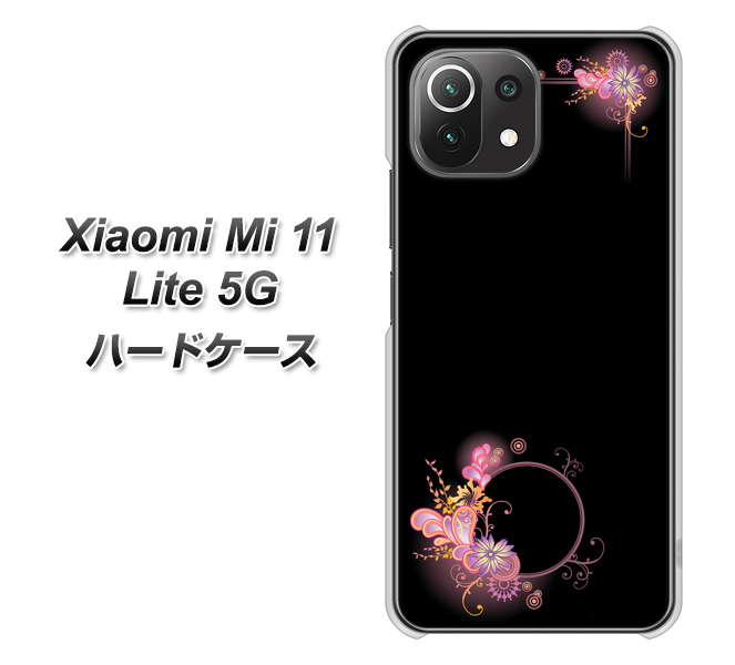 Mi 11 Lite 5G 437 華のフレーム ハードケース 背面印刷