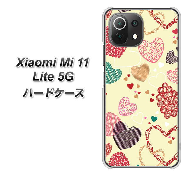 Mi 11 Lite 5G 480 素朴なハート ハードケース 背面印刷