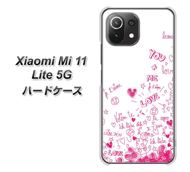 Mi 11 Lite 5G 631 恋の落書き ハードケース 背面印刷