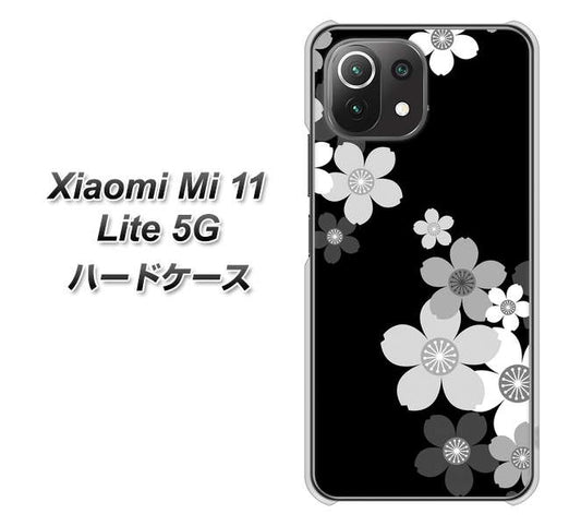 Mi 11 Lite 5G 1334 桜のフレーム ハードケース 背面印刷