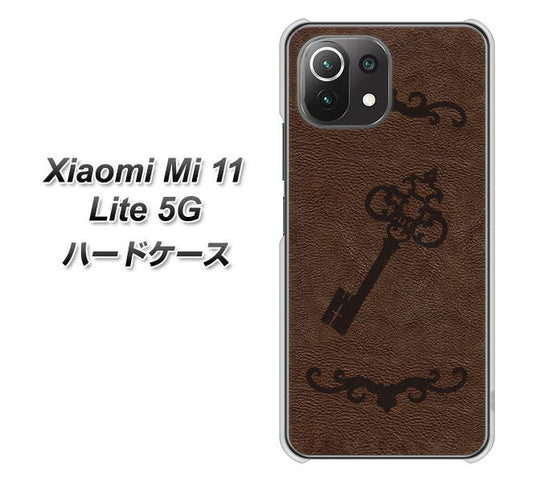 Mi 11 Lite 5G EK824 レザー風アンティークキー ハードケース 背面印刷