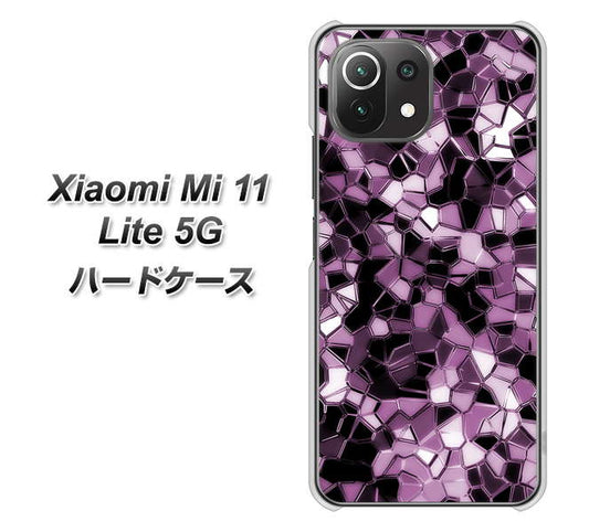 Mi 11 Lite 5G EK837 テクニカルミラーパープル ハードケース 背面印刷
