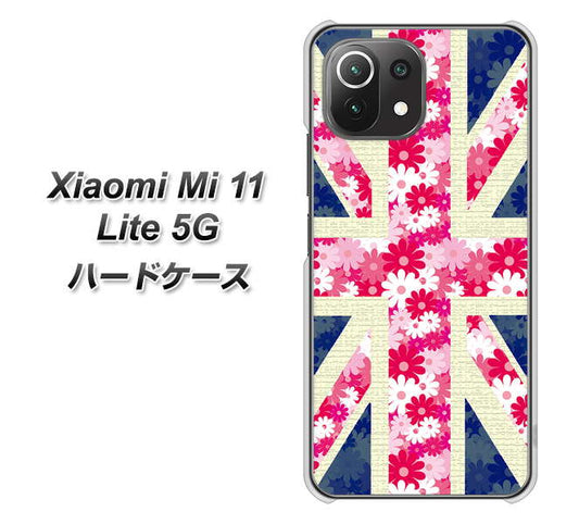 Mi 11 Lite 5G EK894 ユニオンジャックフラワー ハードケース 背面印刷