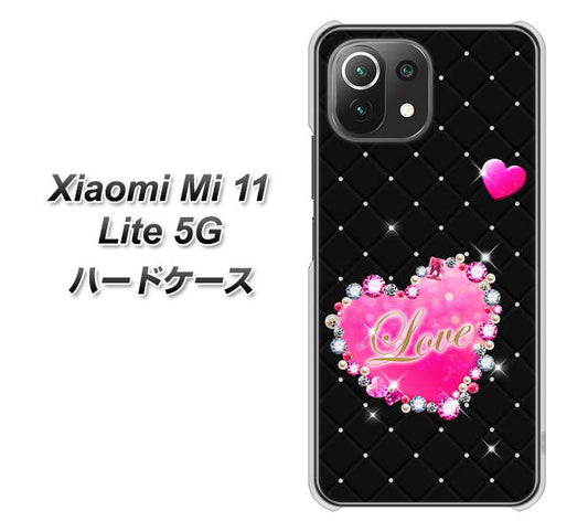 Mi 11 Lite 5G SC823 スワロデコ風プリント ハードケース 背面印刷