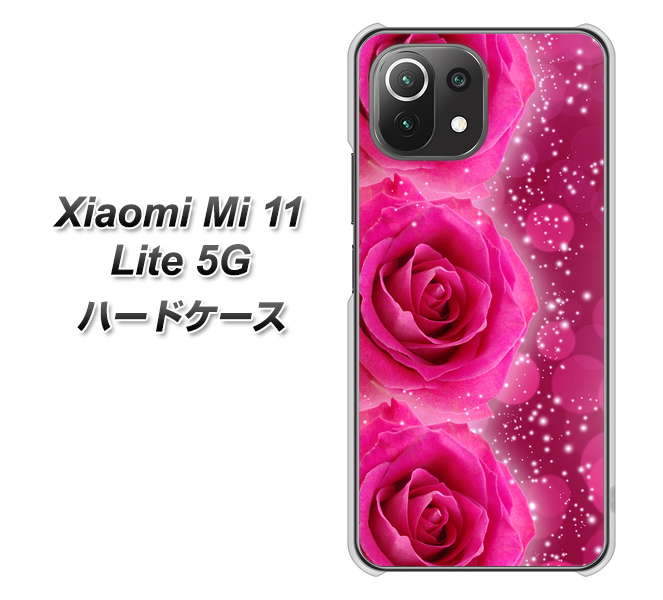 Mi 11 Lite 5G VA815 3連のバラ ハードケース 背面印刷