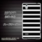 MONO MO-01J docomo EK879 ボーダーブラック（L） ハードケース 背面印刷