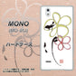 MONO MO-01J docomo OE800 flower ハードケース 背面印刷