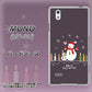 MONO MO-01J docomo XA809 雪だるまの親子 ハードケース 背面印刷