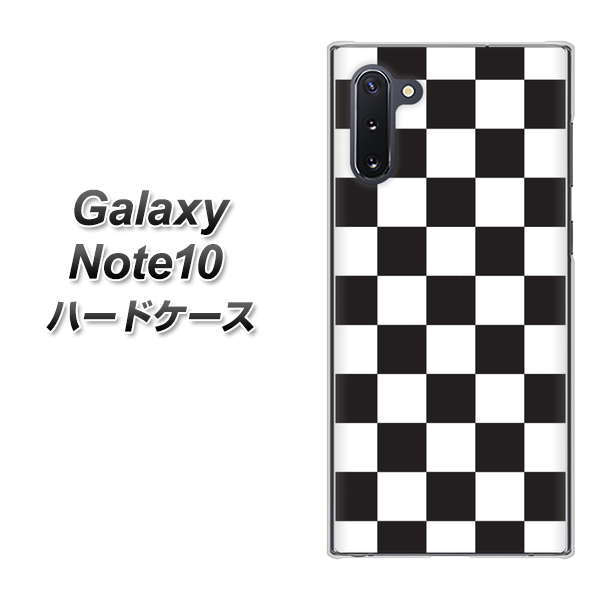 Galaxy Note10+ 151 フラッグチェック ハードケース 背面印刷