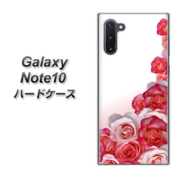 Galaxy Note10+ 299 薔薇の壁 ハードケース 背面印刷
