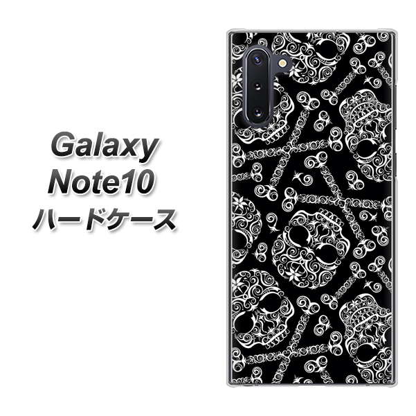 Galaxy Note10+ 363 ドクロの刺青 ハードケース 背面印刷