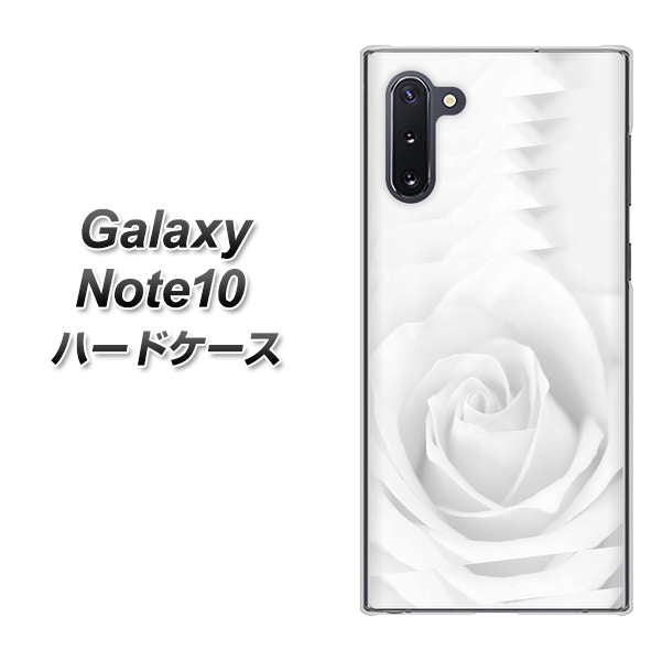 Galaxy Note10+ 402 ホワイトＲｏｓｅ ハードケース 背面印刷