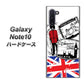 Galaxy Note10+ 574 ＬＯＮＤＯＮ ハードケース 背面印刷